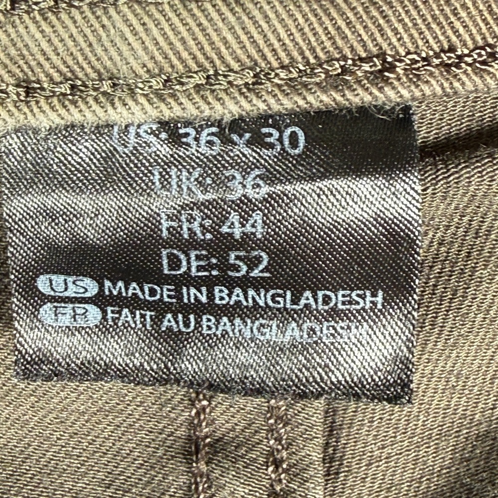 5.11 Tactical Defender-Flex Pants Mens 36x30 Green Stretch Slim Straight Casual - Picture 15 of 16